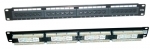 24 Port Cat. 5E Patch Panel, 50 (Mikron), Altn Kontak