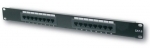 16 Port Cat. 6 Patch Panel, 50 (Mikron), Altn Kontak