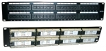 48 Port Cat. 6 Patch Panel, 50 (Mikron), Altn Kontak