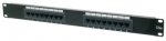 16 Port Cat. 5E Patch Panel, 50 (Mikron), Alt�n Kontak